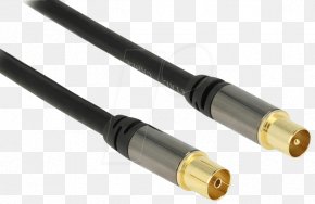 Aerial Electrical CableUhf Connector - Coaxial Cable Cable Television DeLOCK PNG