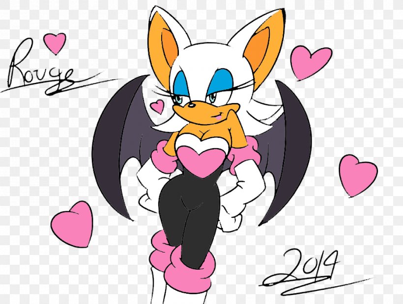 Rouge The Bat DeviantArt Drawing, PNG, 935x708px, Watercolor, Cartoon, Flower, Frame, Heart Download Free