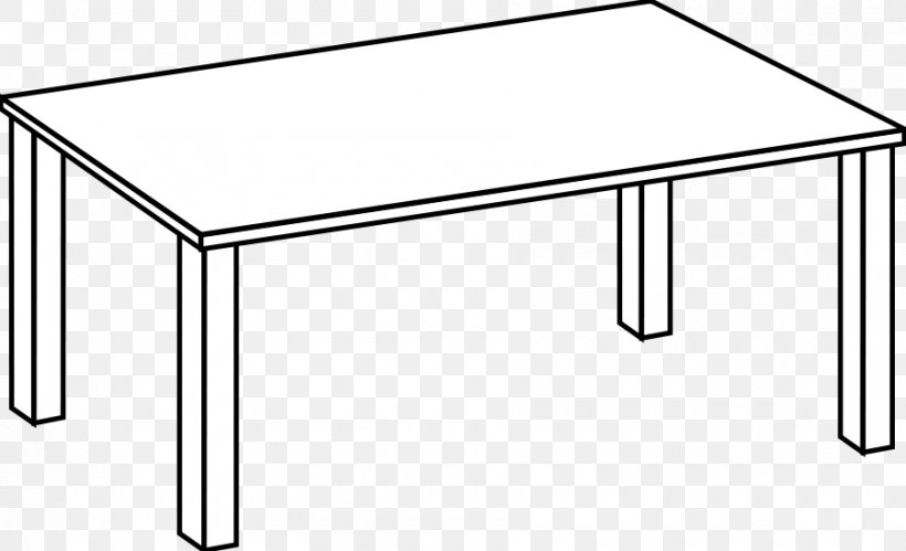 Table Line Art Drawing Clip Art, PNG, 900x548px, Table, Area, Art, Black And White, Coloring Book Download Free