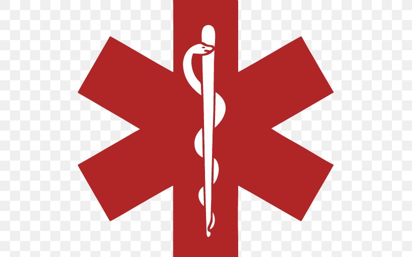 Star Of Life Emergency Medical Services Paramedic Emergency Medical Technician Ambulance, PNG, 512x512px, Star Of Life, Ambulance, Brand, Certified First Responder, Combat Medic Download Free