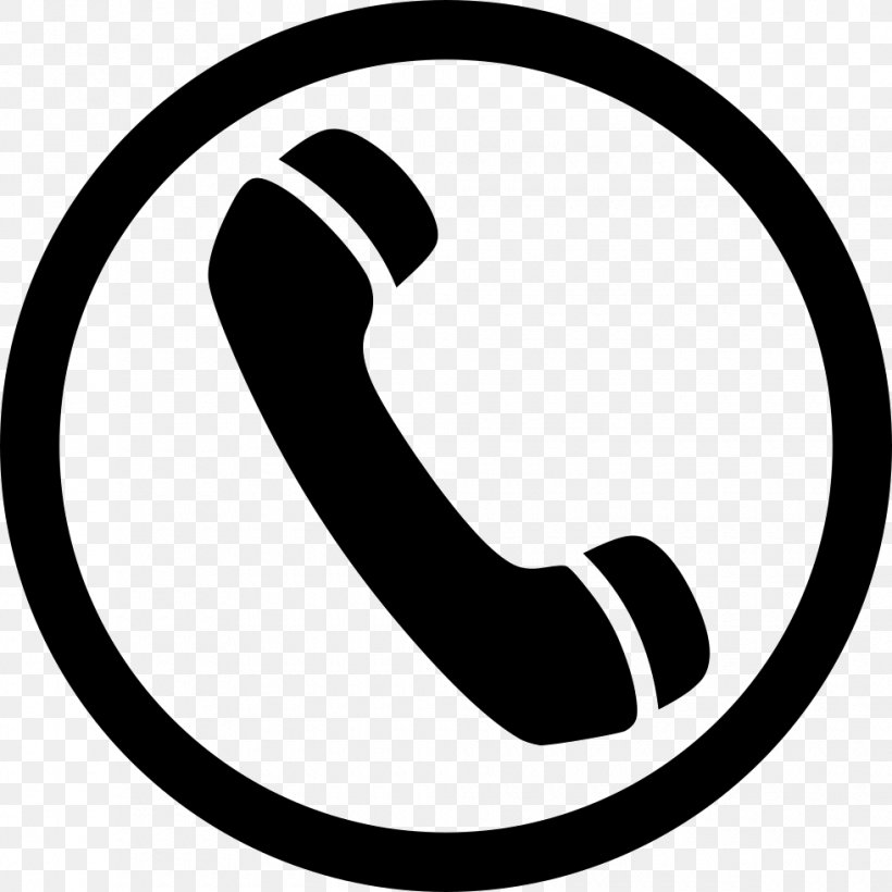 Telephone Call IPhone Symbol, PNG, 980x980px, Telephone, Area, Black And White, Brand, Customer Service Download Free