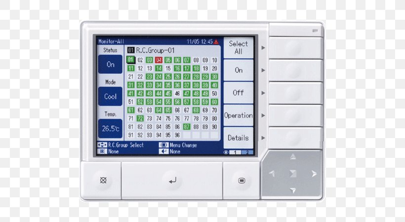 Computer Software Fujitsu Remote Controls Variable Refrigerant Flow System, PNG, 674x450px, Computer Software, Air Conditioner, Communication, Controller, Display Device Download Free