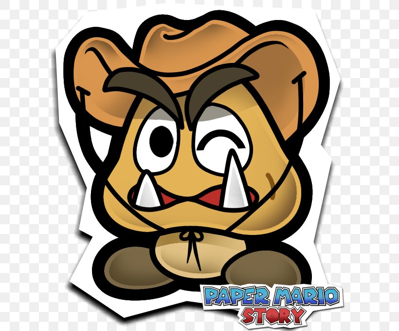 Paper Mario Human Behavior Goomba Clip Art, PNG, 610x679px, Paper Mario, Artwork, Behavior, Cartoon, Goomba Download Free