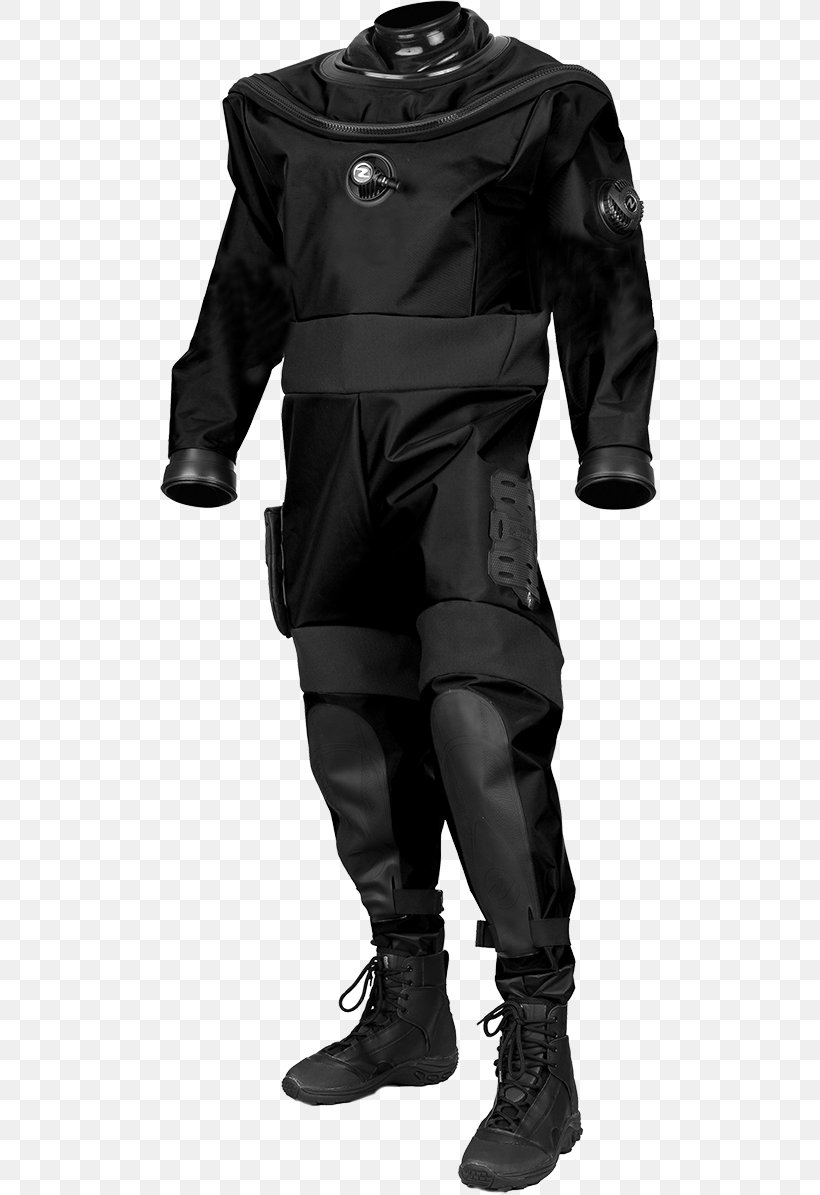 Dry Suit Scuba Diving Recreational Diving Diving Equipment Military, PNG, 500x1195px, Dry Suit, Aqua Lungla Spirotechnique, Aqualung, Black, Black And White Download Free