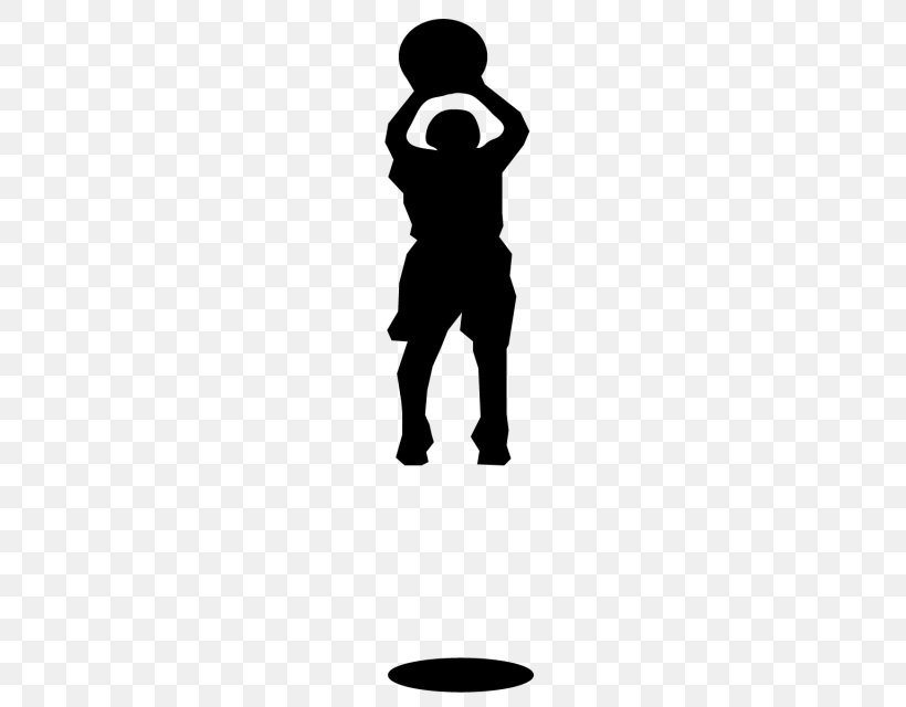 Silhouette Basketball Shooting Sport, PNG, 640x640px, Silhouette, Arm, Basketball, Black, Black And White Download Free
