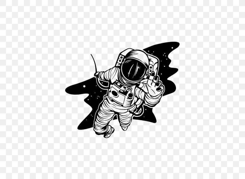 Astronaut Space Suit Outer Space Cartoon, PNG, 600x600px, Astronaut, Art, Black, Black And White, Bone Download Free
