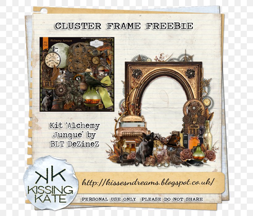 Steampunk Digital Scrapbooking Picture Frames, PNG, 700x700px, Steampunk, Art, Cadre, Digital Art, Digital Image Download Free