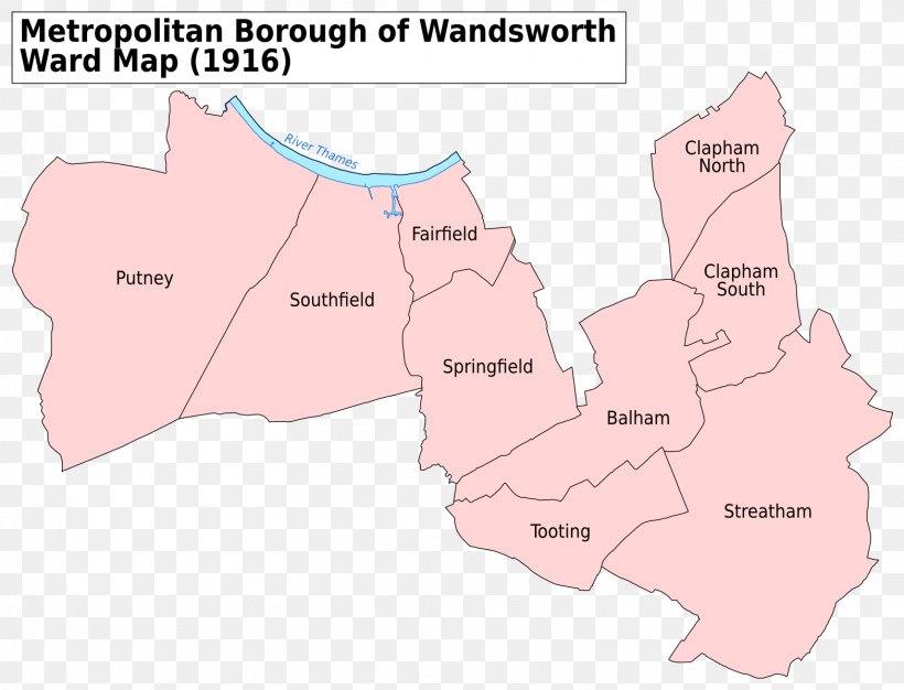 Clapham Wandsworth A Map London Borough Of Wandsworth Metropolitan Borough, PNG, 1567x1198px, Watercolor, Cartoon, Flower, Frame, Heart Download Free