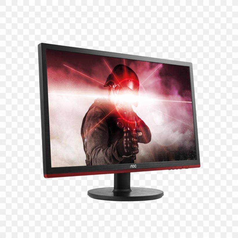 Computer Monitors FreeSync AOC International 1080p DisplayPort, PNG