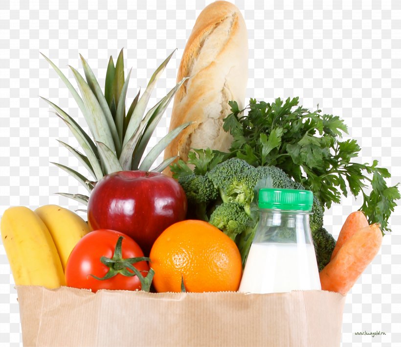 Paper Bag Plastic Bag Shopping Bags & Trolleys Food, PNG, 2739x2369px, Paper, Bag, Banana Paper, Diet Food, Food Download Free