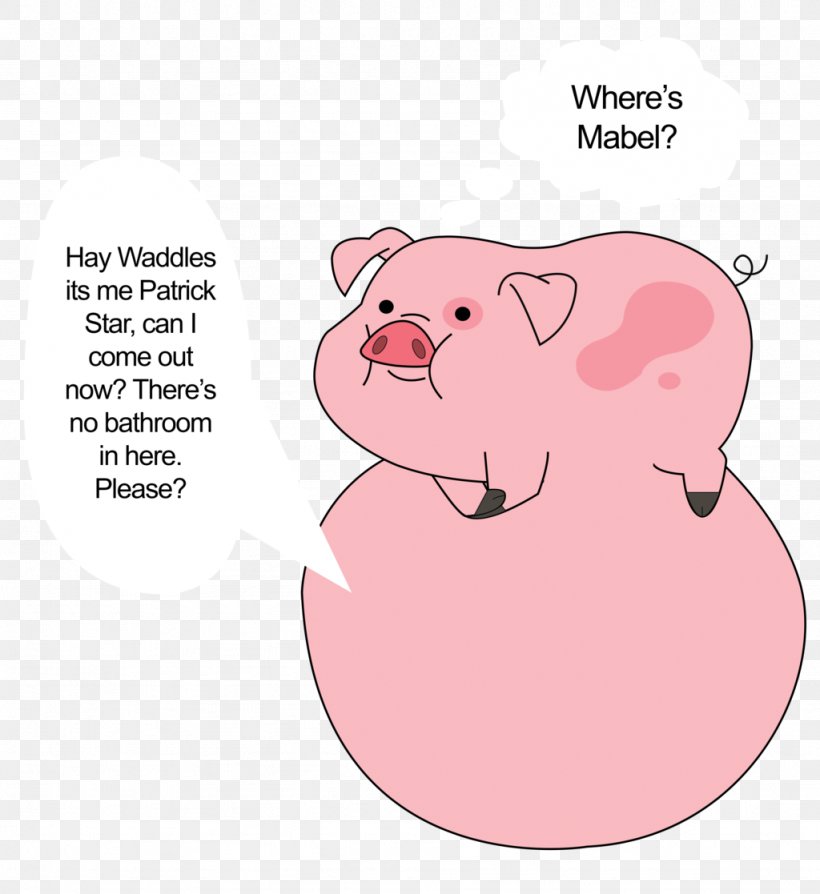 Pig Waddles DeviantArt Character, PNG, 1024x1117px, Pig, Animated Series, Animation, Art, Artist Download Free