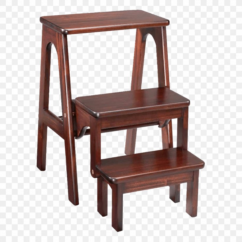 Stool Metamorphic Library Steps Ladder Mahogany Chair, PNG, 1300x1300px, Stool, Building, Chair, End Table, Footstool Download Free