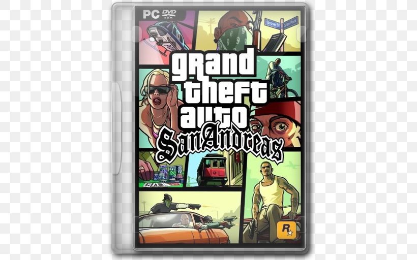 Grand Theft Auto: San Andreas Grand Theft Auto V Grand Theft Auto IV PlayStation 2, PNG, 512x512px, Grand Theft Auto San Andreas, Carl Johnson, Cheating In Video Games, Comic Book, Comics Download Free
