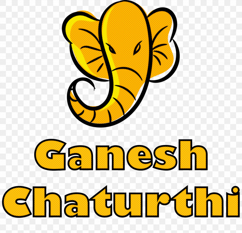 Happy Ganesh Chaturthi Ganesh Chaturthi, PNG, 3000x2890px, Happy Ganesh Chaturthi, Biology, Cartoon, Flower, Ganesh Chaturthi Download Free
