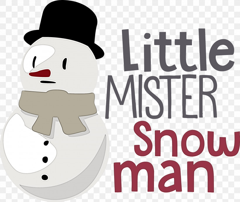 Little Mister Snow Man, PNG, 3000x2527px, Little Mister Snow Man, Behavior, Cartoon, Human, Logo Download Free