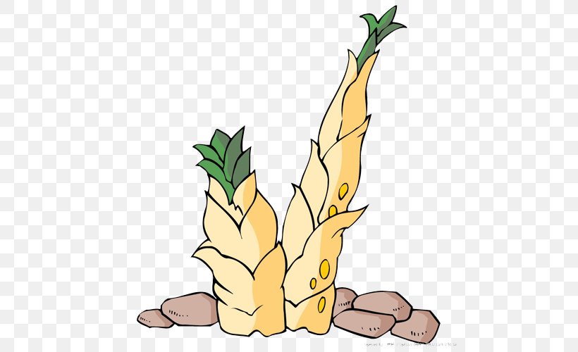 Bamboo Shoot Cartoon Illustration, PNG, 500x500px, Bamboo Shoot, Animation, Art, Artwork, Asparagus Download Free