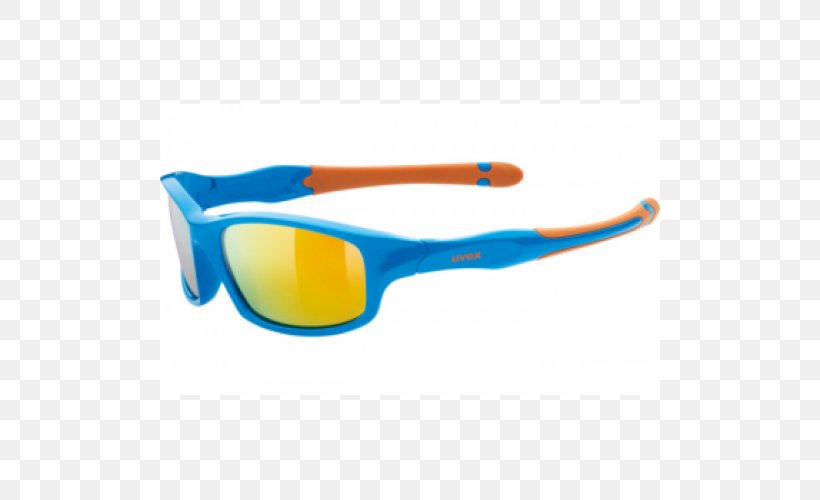 UVEX Sunglasses Eyewear Blue, PNG, 500x500px, Uvex, Aqua, Blue, Cycling, Electric Blue Download Free