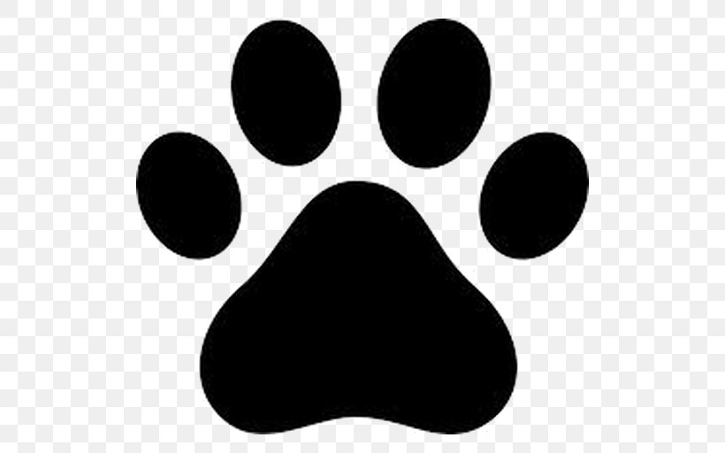 Dog Puppy Paw Cat Clip Art, PNG, 512x512px, Dog, Black, Black And White, Canidae, Cat Download Free