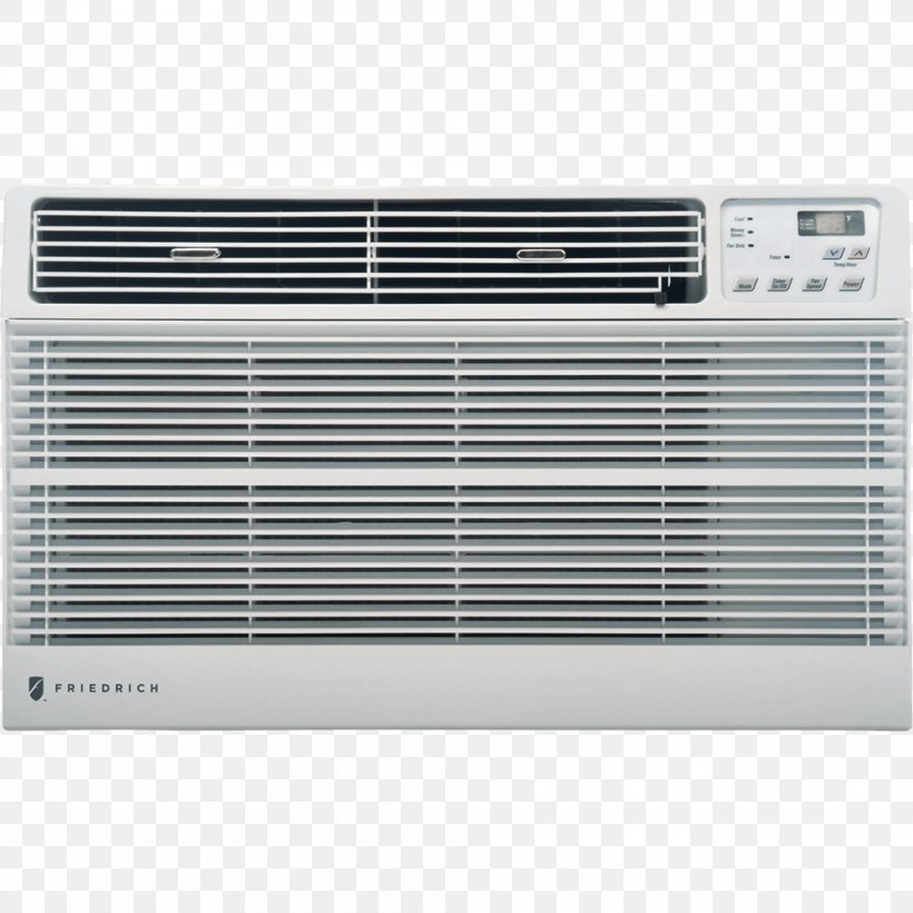 Friedrich Air Conditioning British Thermal Unit Heat Pump HVAC, PNG, 1000x1000px, Air Conditioning, British Thermal Unit, Central Heating, Dehumidifier, Electronics Download Free