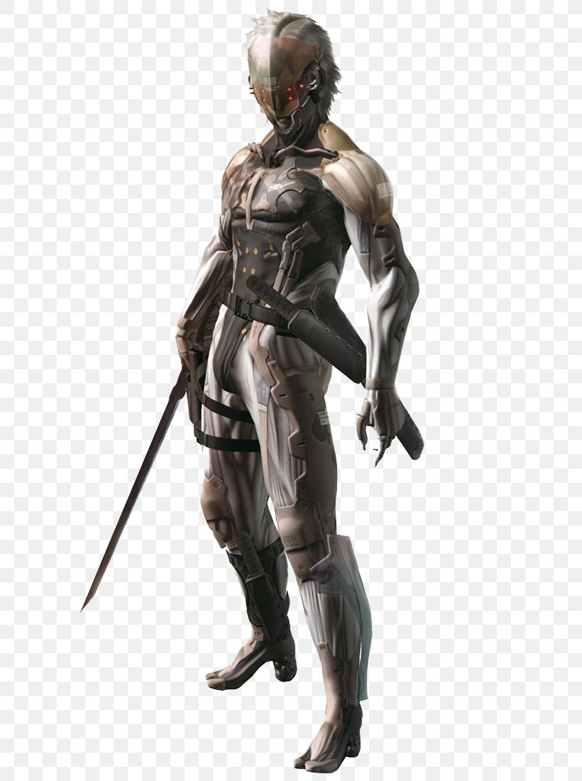 Metal Gear Rising: Revengeance Metal Gear Solid 4: Guns Of The Patriots Metal Gear Solid 2: Sons Of Liberty Solid Snake Metal Gear Solid V: The Phantom Pain, PNG, 630x1100px, Metal Gear Rising Revengeance, Action Figure, Armour, Big Boss, Figurine Download Free