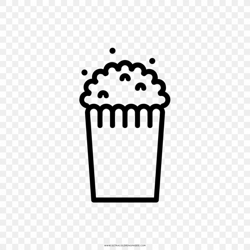 Popcorn Coloring Book Drawing Maize Black And White, PNG, 1000x1000px, Popcorn, Black And White, Book, Coloring Book, Confectionery Download Free