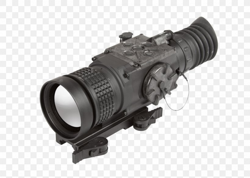 Thermal Weapon Sight Thermography Telescopic Sight Thermographic Camera, PNG, 1400x1000px, Thermal Weapon Sight, Firearm, Flashlight, Forward Looking Infrared, Hardware Download Free