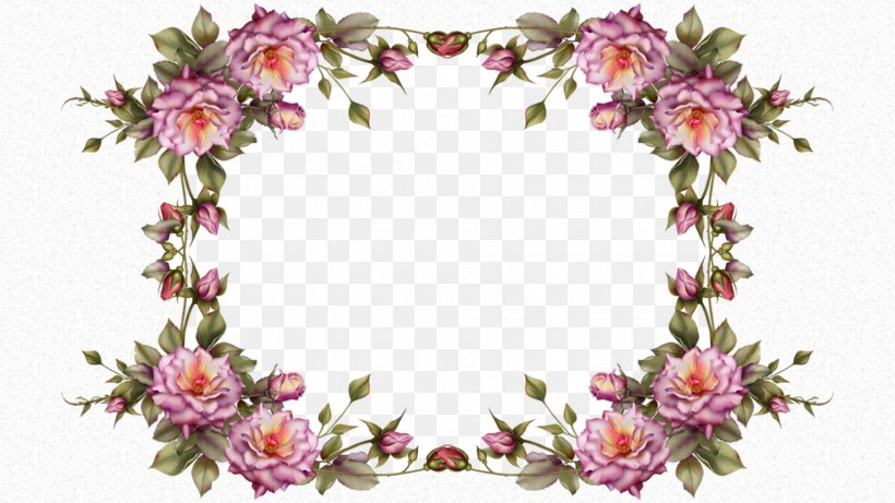 Borders And Frames Picture Frames Flower Clip Art, PNG, 1920x1080px, Borders And Frames, Blue Rose, Color, Cut Flowers, Decor Download Free