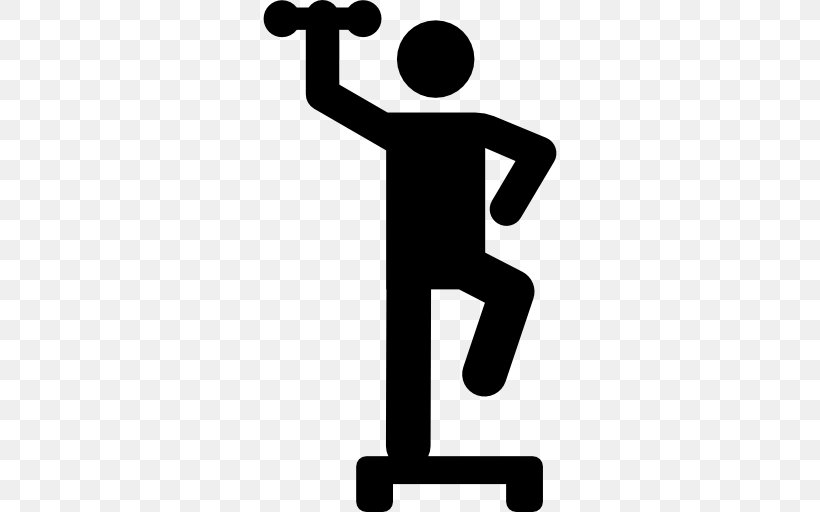 Fitness Centre Physical Fitness Step Aerobics Clip Art, PNG, 512x512px, Fitness Centre, Aerobic Exercise, Area, Black And White, Exercise Download Free