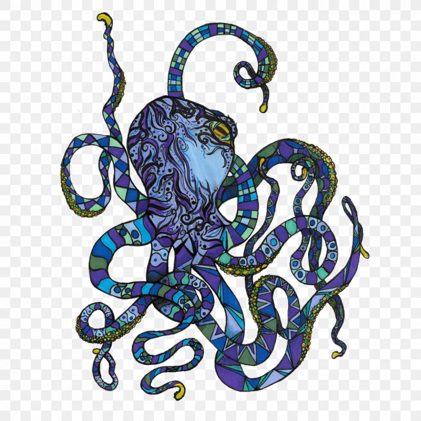 Octopus Cartoon, PNG, 1200x1200px, Octopus, Abziehtattoo, Cephalopod, Giant Pacific Octopus, Holiday Ornament Download Free