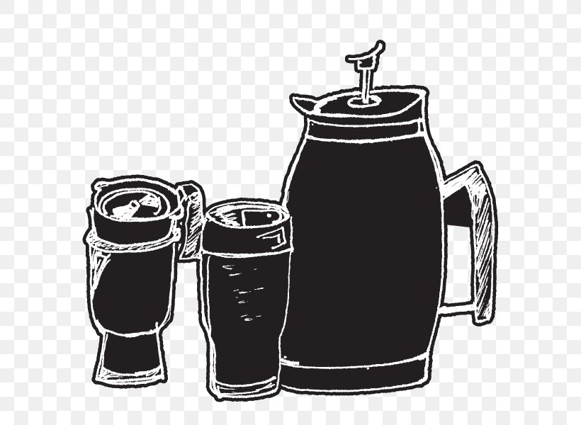 Coffee Preparation Mug Kettle Cup, PNG, 600x600px, Coffee, Black And White, Butter, Cargo, Coffee Preparation Download Free