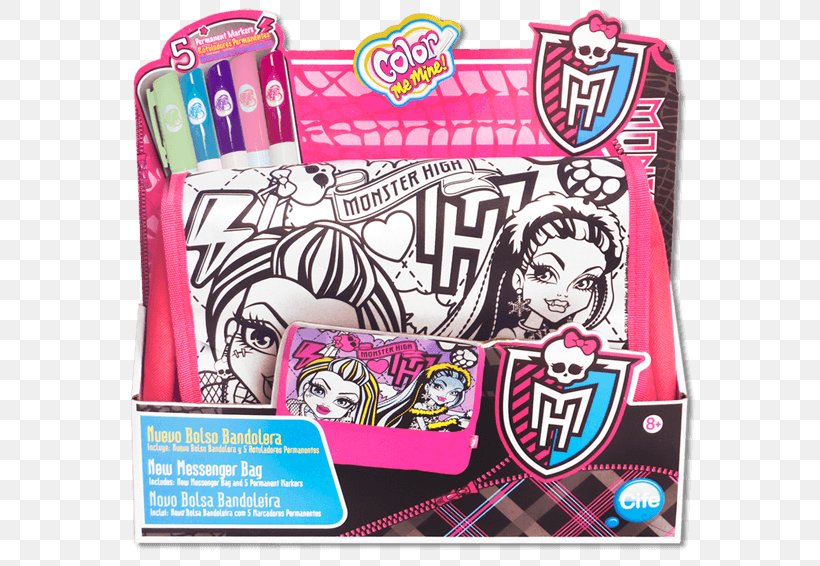 Color Handbag Messenger Bags Monster High, PNG, 661x566px, Color, Bag, Facebook Inc, Handbag, Messenger Bags Download Free