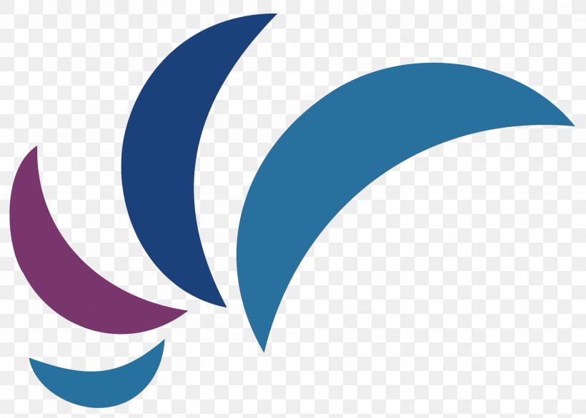 Logo Brand Clip Art Line Sky, PNG, 3139x2247px, Logo, Blue, Brand, Crescent, Electric Blue Download Free
