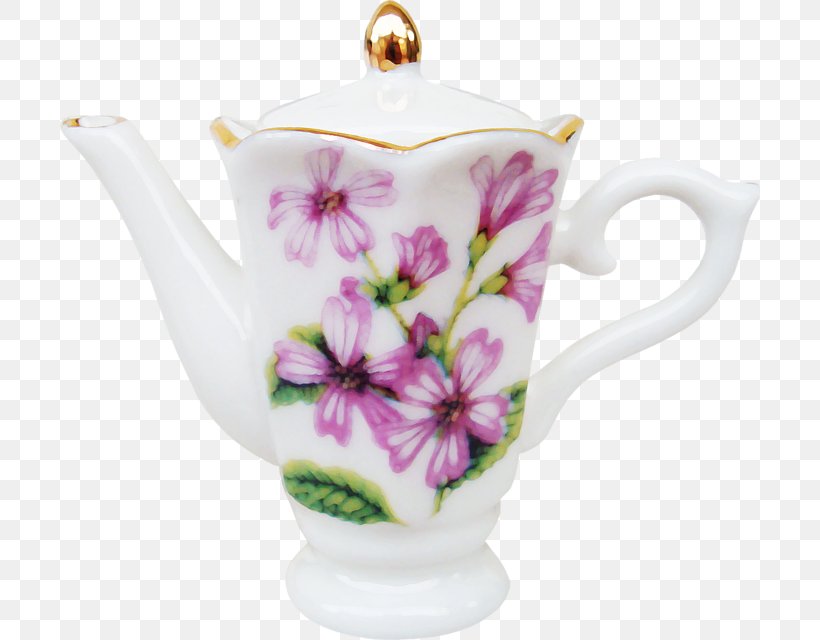 Saucer Porcelain Kettle Teapot Mug, PNG, 700x640px, Saucer, Cup, Drinkware, Flower, Kettle Download Free