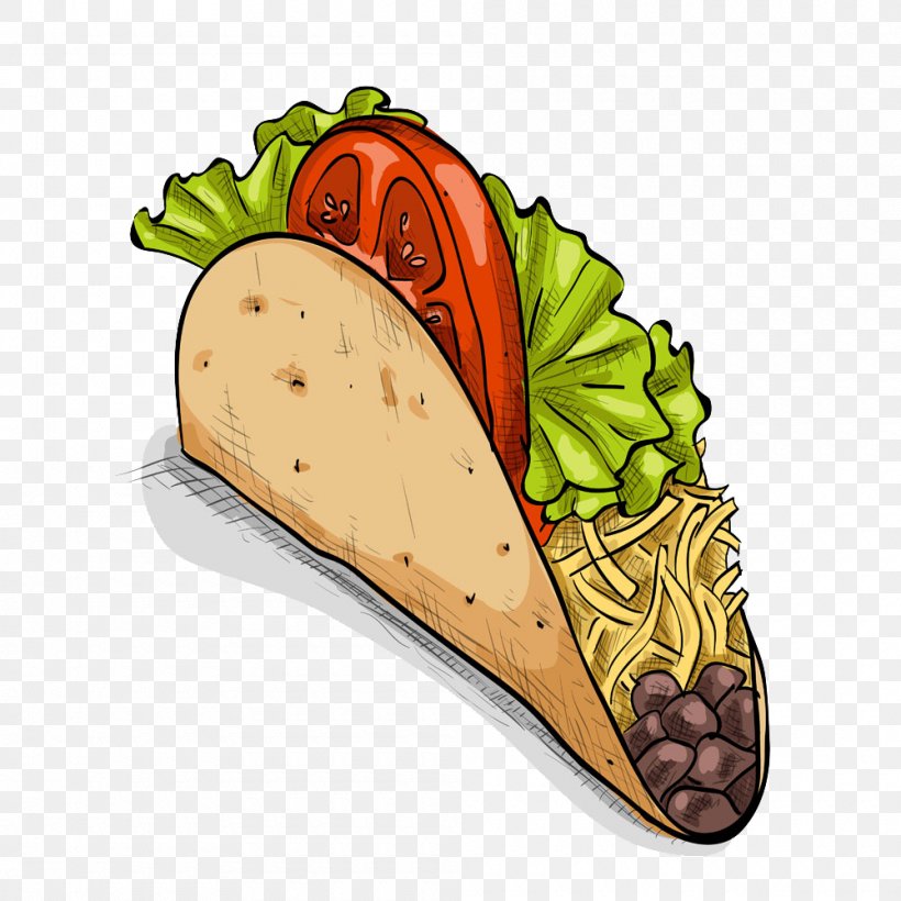 Burrito Mexican Cuisine Taco Fast Food, PNG, 1000x1000px, Burrito, Burrito Burrito, Corn Tortilla, Cuisine, Drawing Download Free