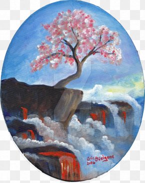 Watercolor Cherry - Painting PNG