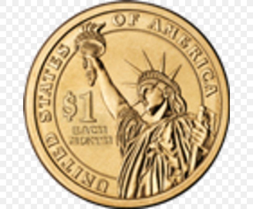 United States Dollar Dollar Coin Presidential $1 Coin Program, PNG, 670x676px, United States, Bronze Medal, Coin, Currency, Dollar Coin Download Free