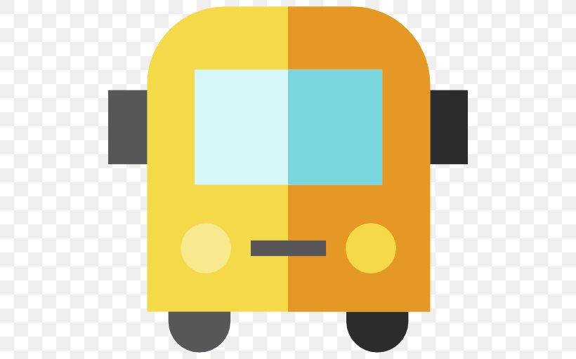 Clip Art, PNG, 512x512px, Bus, Rectangle, Symbol, Yellow Download Free