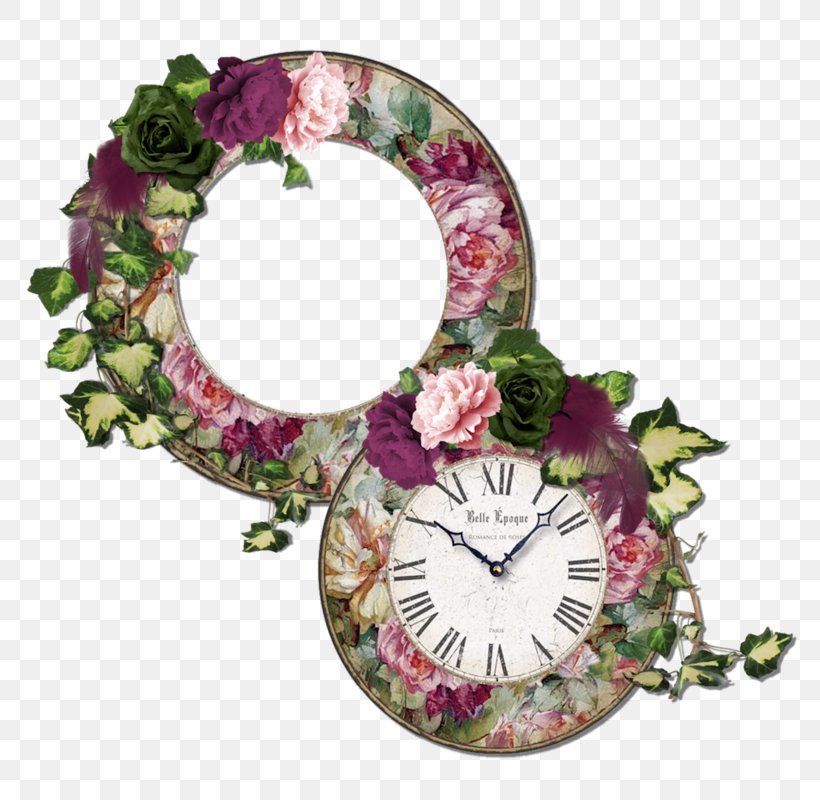 Pink Flower Cartoon, PNG, 800x800px, Floral Design, Clock, Cut Flowers, Flower, Home Accessories Download Free
