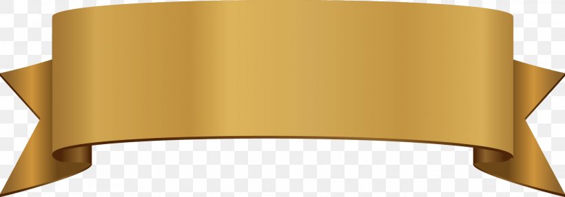 Ribbon Euclidean Vector Gold, PNG, 2029x711px, Ribbon, Product Design, Rectangle, Rgb Color Model, Table Download Free