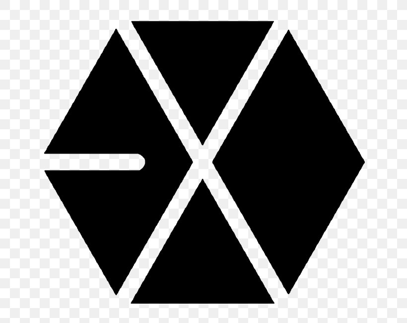 Exo From Exoplanet #1 – The Lost Planet XOXO T-shirt K-pop, PNG, 650x650px, Exo, Area, Black, Black And White, Brand Download Free