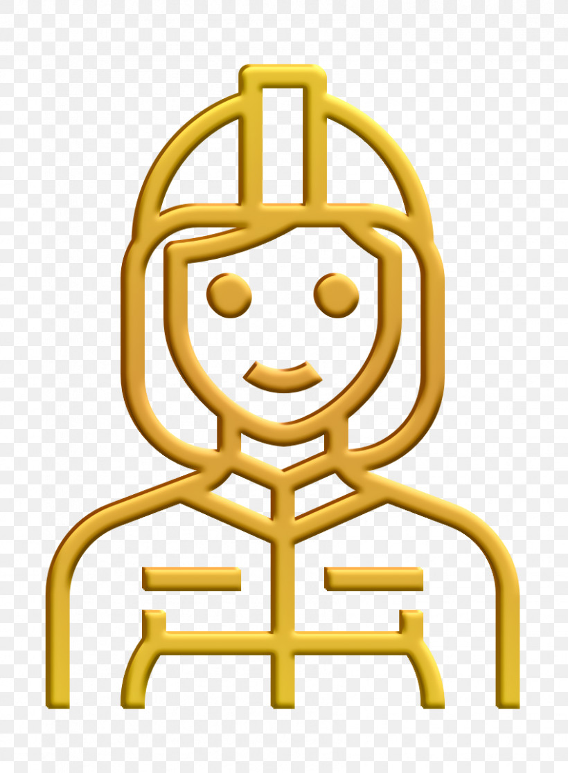 Firefighter Icon Professions And Jobs Icon Occupation Woman Icon, PNG, 848x1156px, Firefighter Icon, Line, Occupation Woman Icon, Professions And Jobs Icon, Yellow Download Free