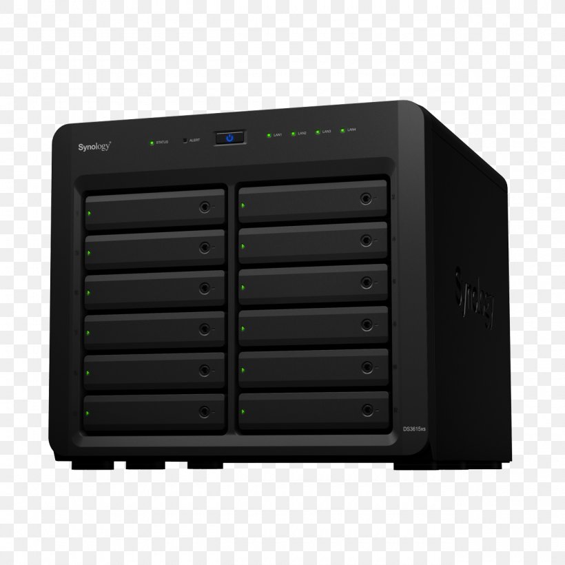 Network Storage Systems Synology Disk Station DS3617xs Hard Drives Synology Inc. Data Storage, PNG, 1280x1280px, Network Storage Systems, Audio Receiver, Backup, Computer Case, Computer Component Download Free
