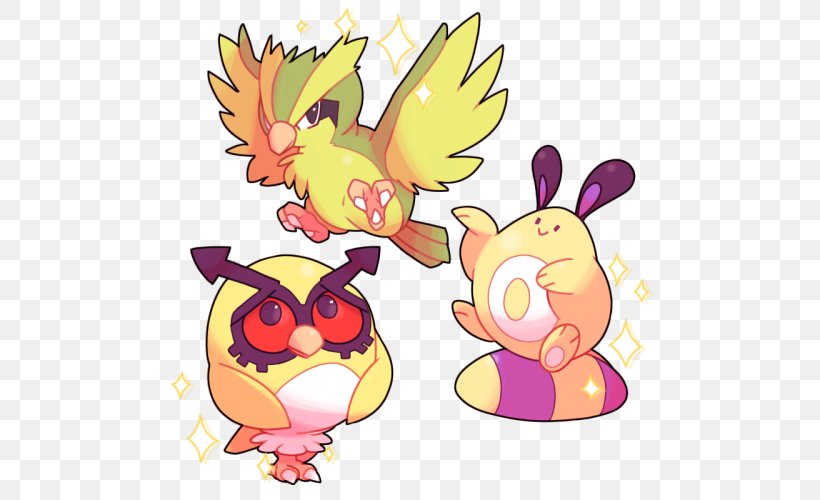 Pokémon Gold And Silver Pokémon Crystal Pokémon X And Y Pokémon Yellow Pokémon FireRed And LeafGreen, PNG, 500x500px, Pokemon, Art, Artwork, Beak, Chicken Download Free