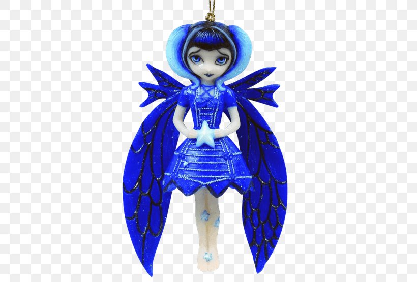 Strangeling: The Art Of Jasmine Becket-Griffith Fairy Cobalt Blue Christmas Ornament Figurine, PNG, 555x555px, Fairy, Blue, Christmas, Christmas Ornament, Cobalt Download Free