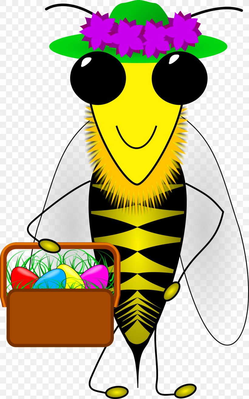 Bee Easter Bunny Clip Art, PNG, 1501x2400px, Bee, Art, Artwork, Black And White, Bumblebee Download Free