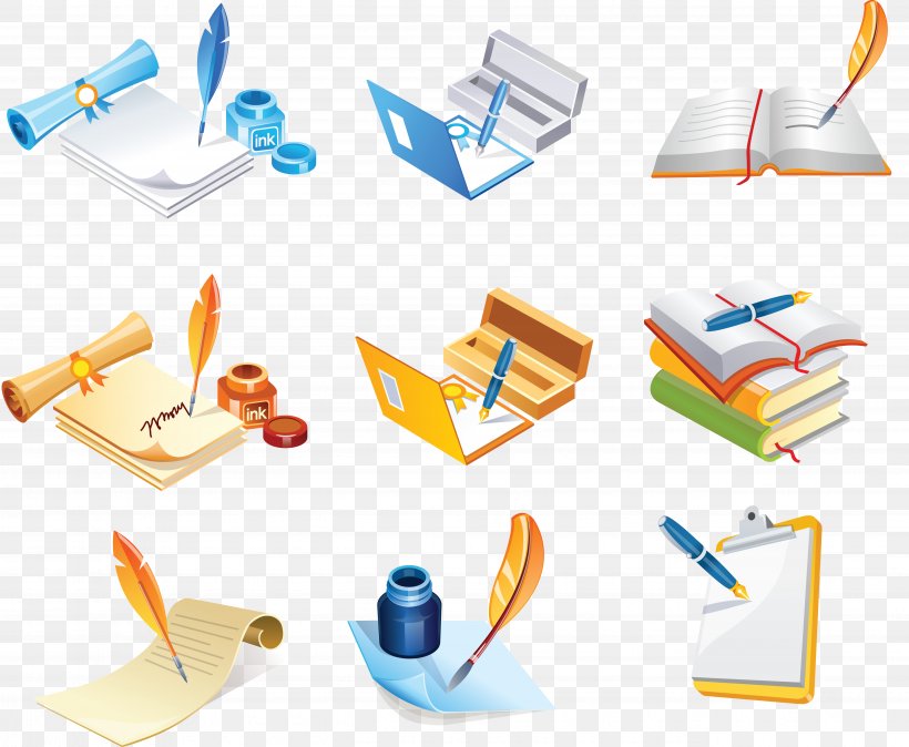 Book Pen Clip Art Image, PNG, 5234x4306px, Book, Book Covers, Drawing, Ink, Material Download Free