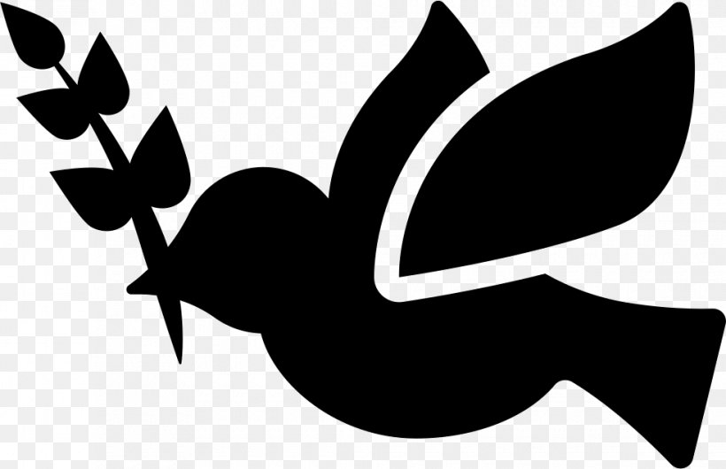 Columbidae, PNG, 980x634px, Columbidae, Black, Black And White, Leaf, Logo Download Free
