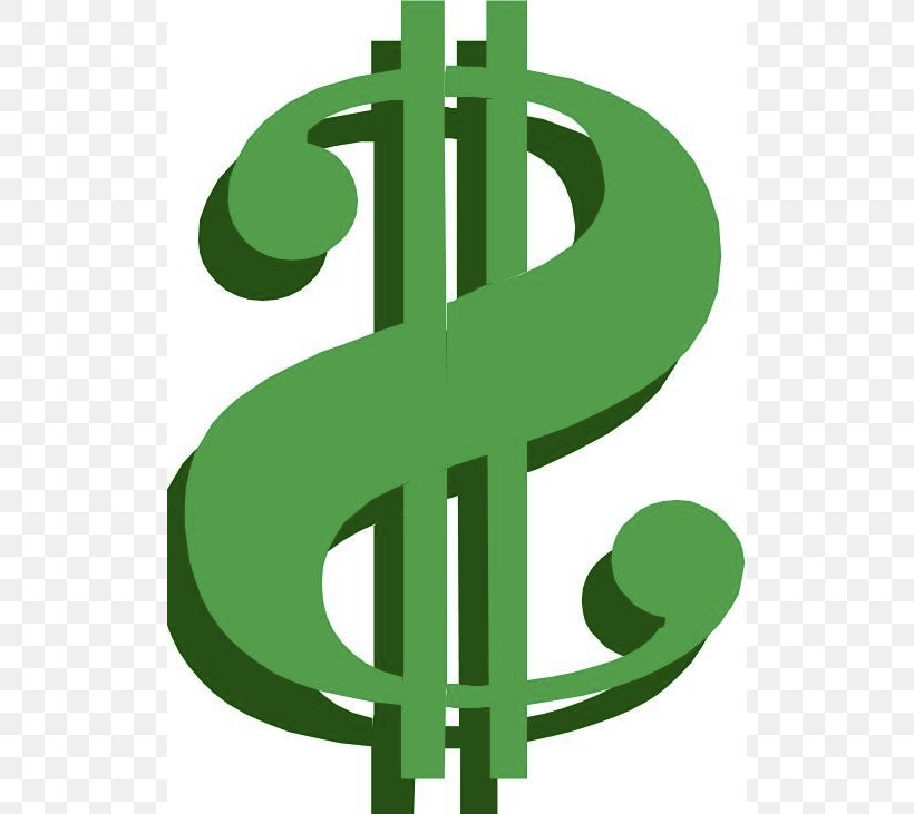 Dollar Sign United States One-dollar Bill Clip Art, PNG, 520x731px, Dollar Sign, Cartoon, Currency Symbol, Dollar, Free Content Download Free