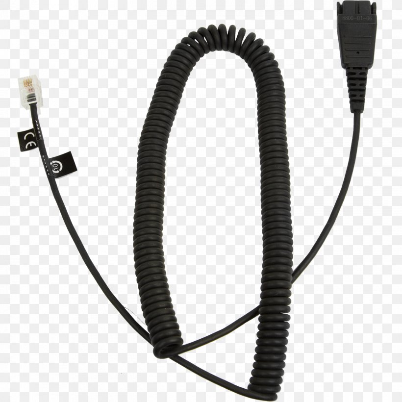 Jabra Cord Electrical Cable JABRA Qd 8800-00-01 GN Store Nord A/S JABRA LINK 14201-35 AVAYA EHS (14201-35), PNG, 1400x1400px, Jabra, Audio, Audio Equipment, Cable, Communication Accessory Download Free