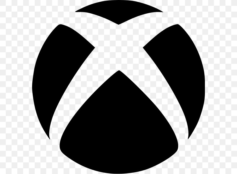Xbox 360 Black, PNG, 598x600px, Xbox 360, Black, Black And White, Logo, Monochrome Download Free